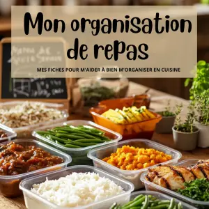 Mon Organisation de Repas- Fiches d’organisation cuisine à imprimer