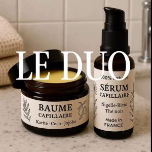 Le duo : Sérum et Baume capillaire Jalya Nature