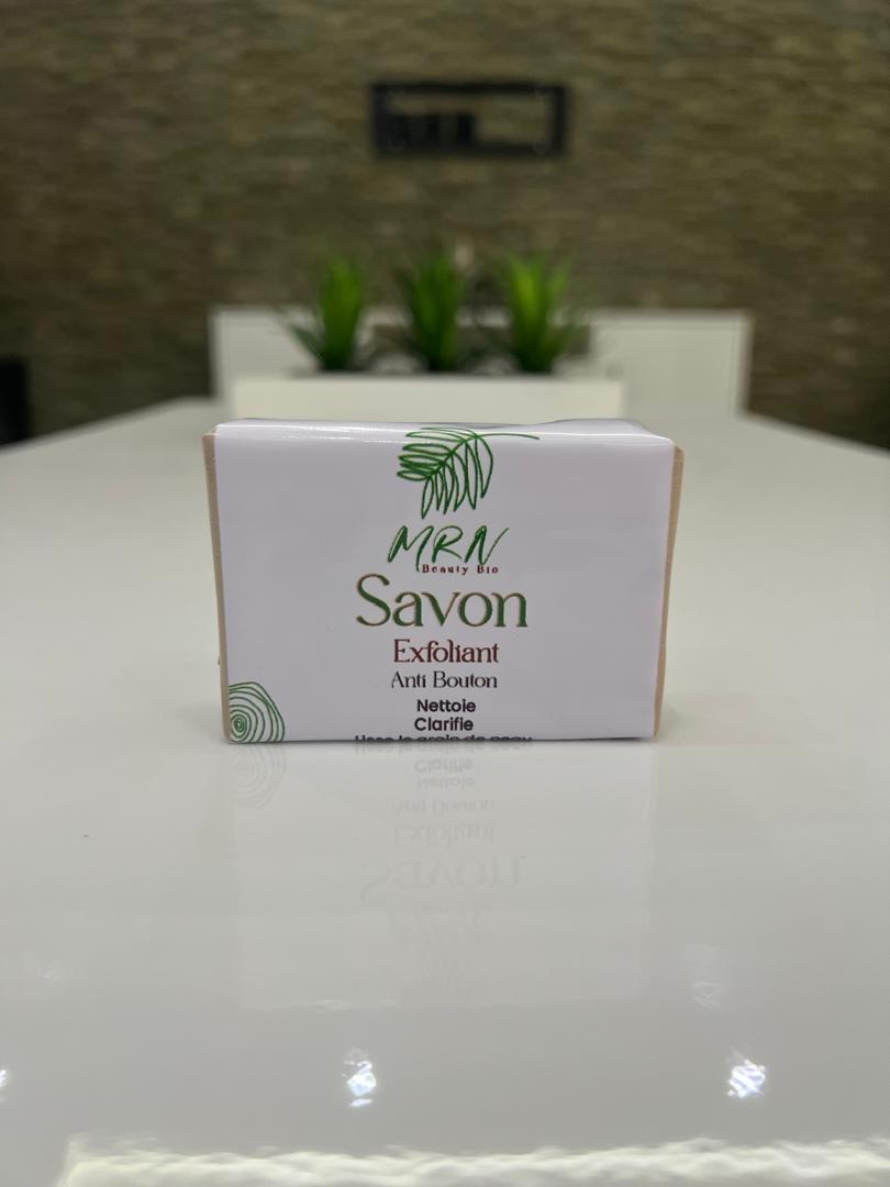 Savon Exfoliant Anti-Bouton – MRN Beauty Bio