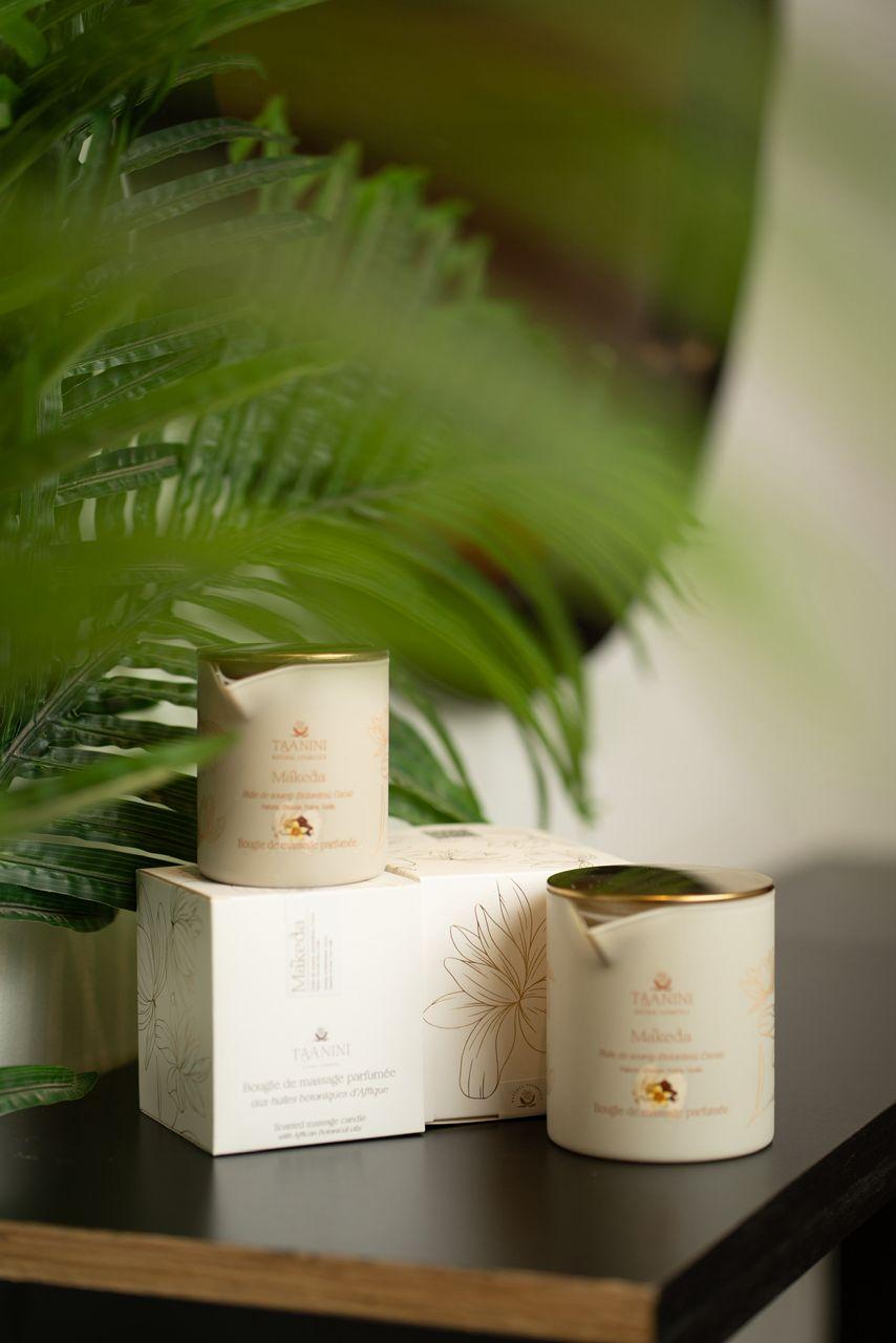 Bougie de massage MAKEDA