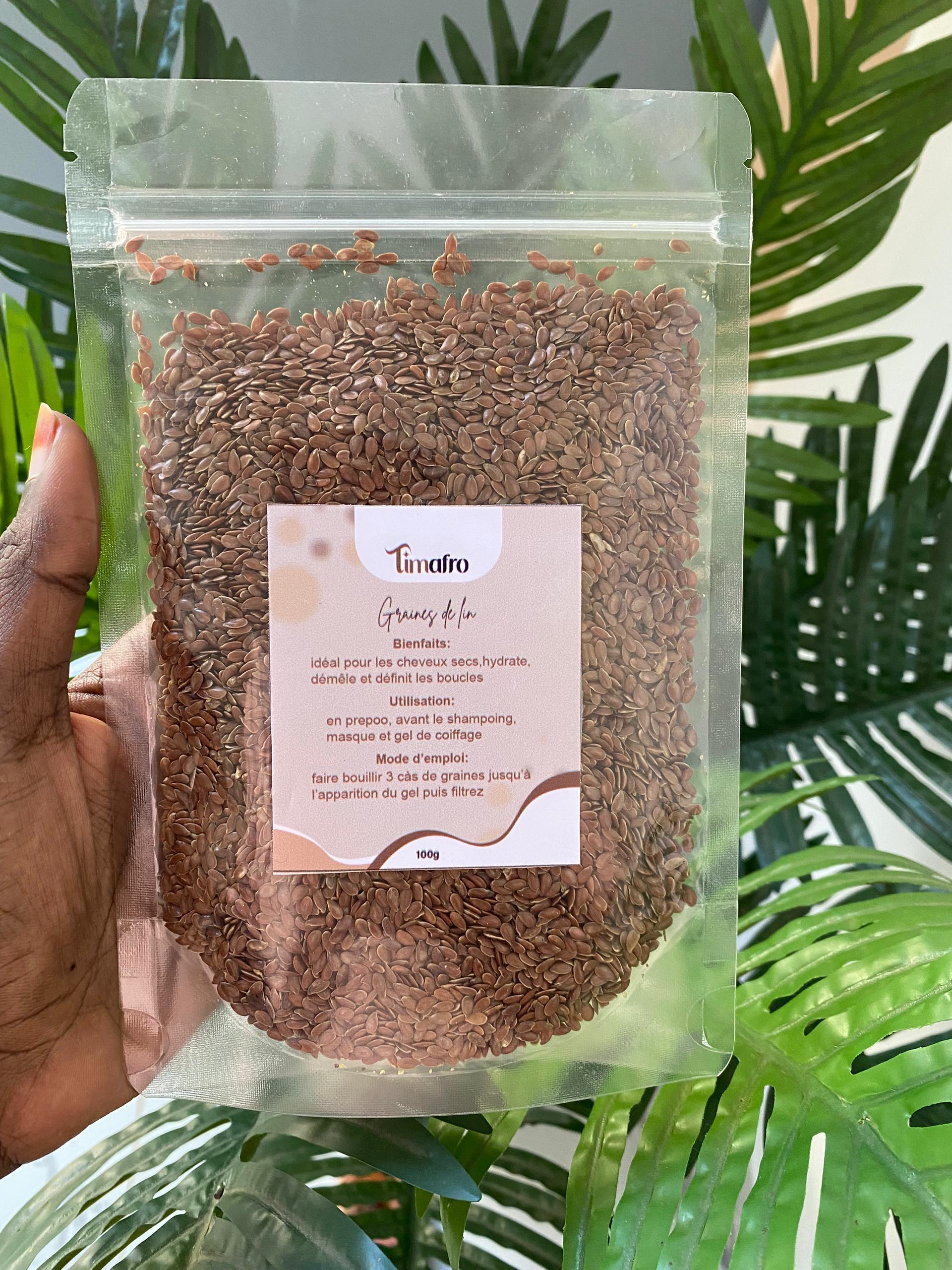 Graines de lin pour gel capillaire